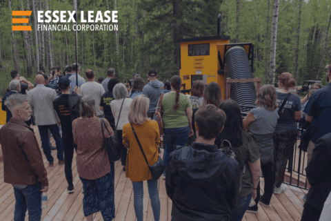 Grand Opening Essex Excavator Treehouse